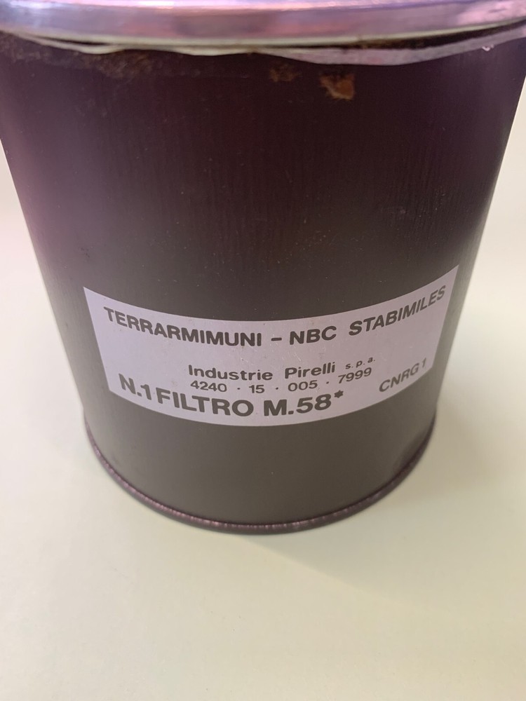 Italian NBC Gas Mask Filter