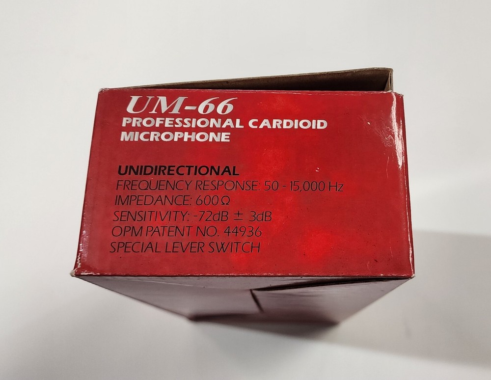 Stageworks UM66 Neodymium Unidirectional Mic Microphone Professional NIB