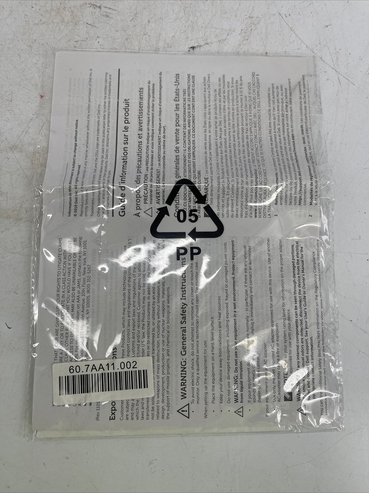 Dell P2014H Drivers and Documentation Flat Panel Monitor DVD-ROM