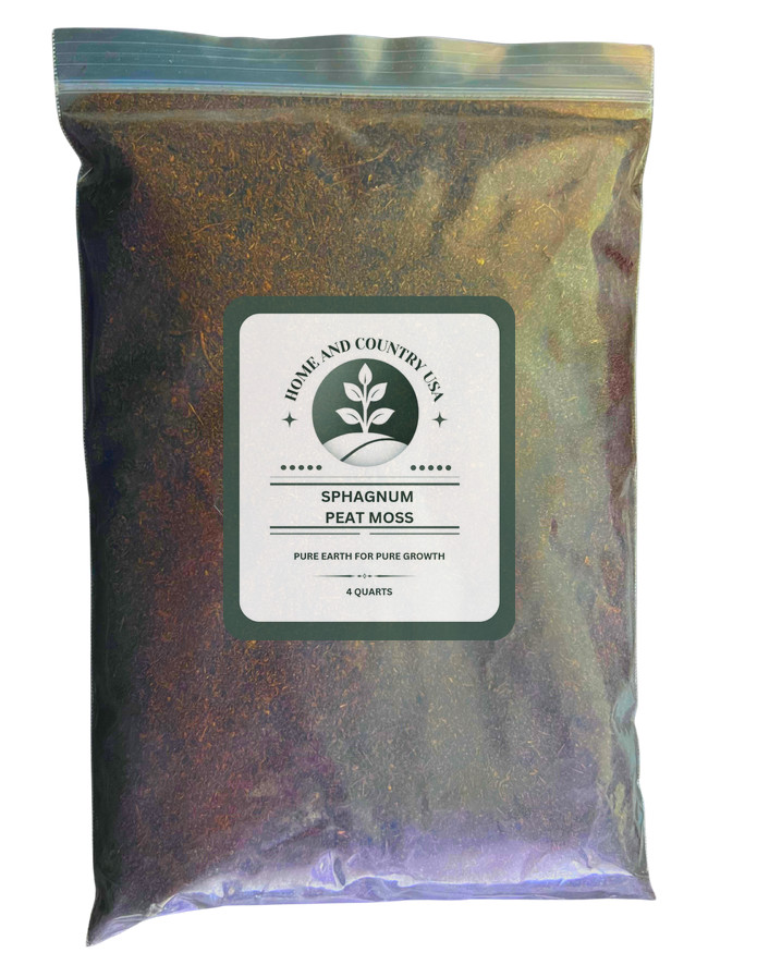 Sphagnum Peat Moss, 100% Organic Soil Conditioner, Enhanced Root Development