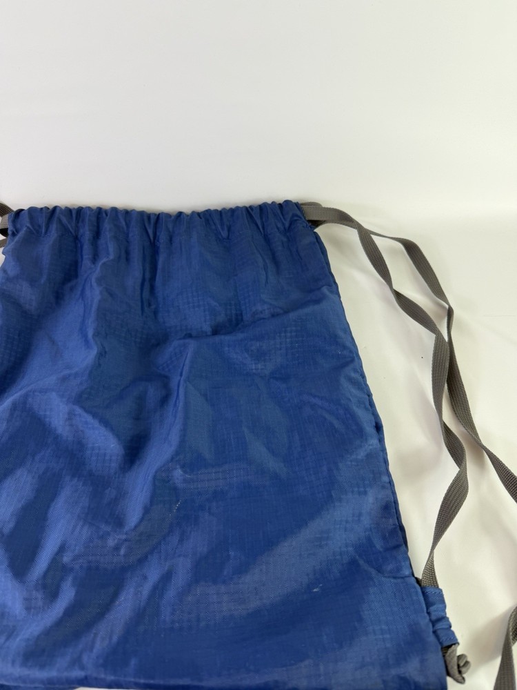 Eddie Bauer Drawstring Daypack/Backpack Navy Blue