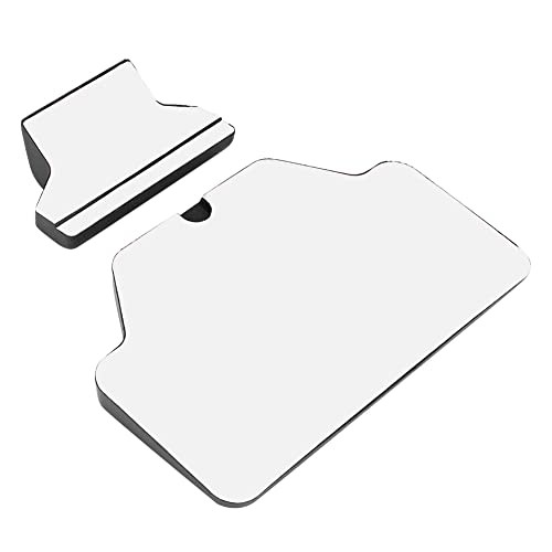 Rubber Rear Pad Saddlebag Trunk Passenger Backrest with Upper & Lower Split