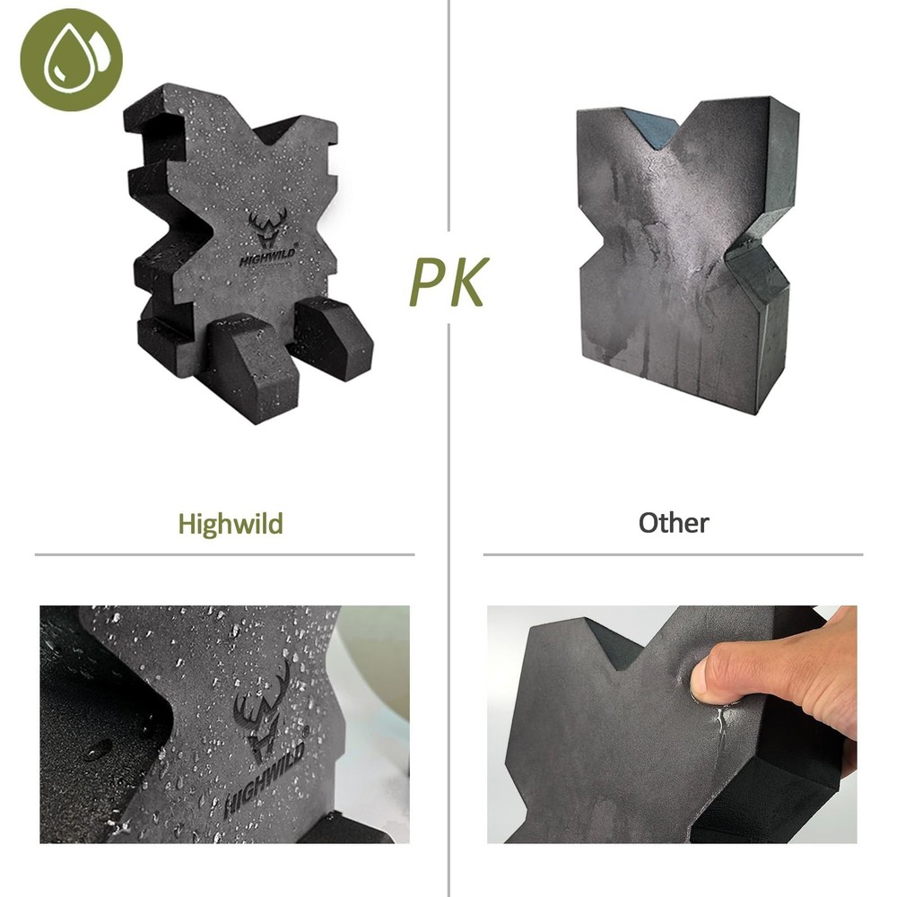 Highwild Shooting Foam Rest X-Block Bench Rest with Base 1 PACK