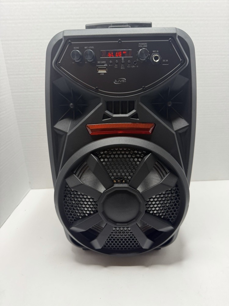 iLive Bluetooth Tailgate Speaker, ISB380B, Black