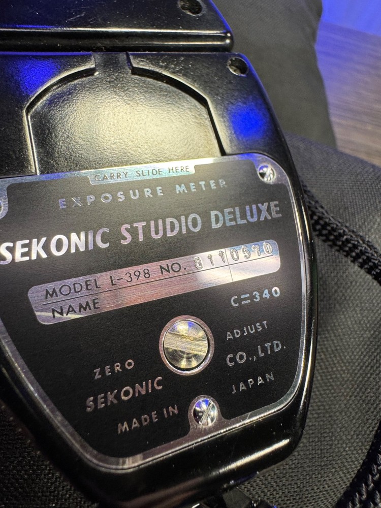 Sekonic L-398 Studio Deluxe Light Meter-NICE