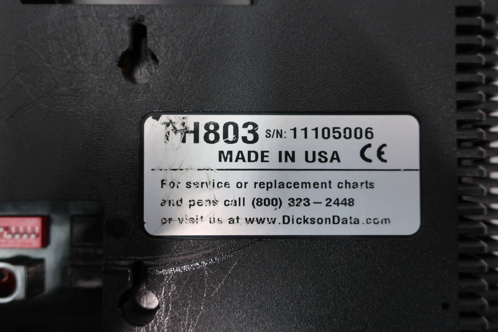 Dickson TH803 Temperature And Humidity Chart Recorder