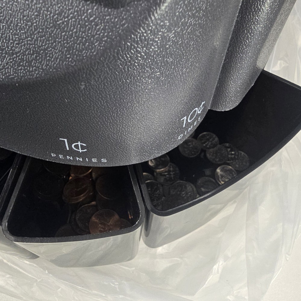 NADEX S540 2-in-1 Coin Sorting Machine Counter Wrapper w/ Hoppers & Box