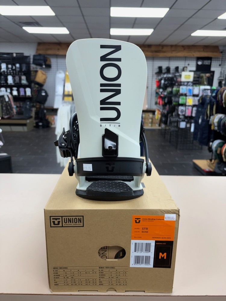 UNION STR MEN'S MEDIUM BONE (25-26) BINDINGS *NEW IN BOX*