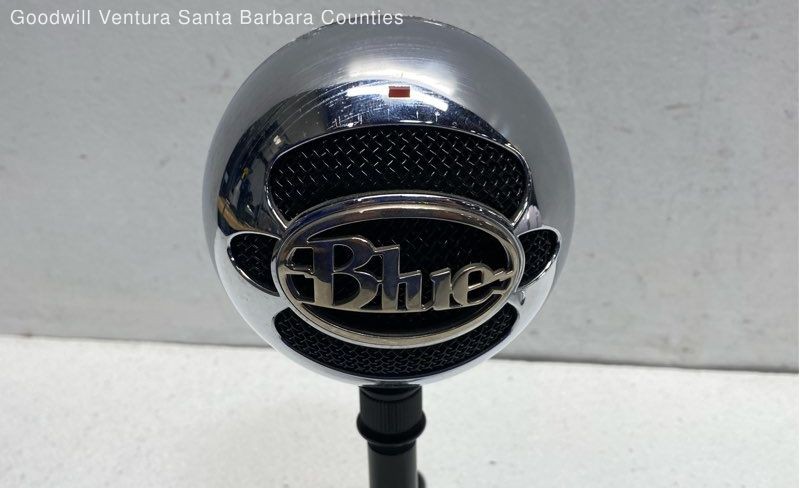 Blue Snowball Microphone Silver Color