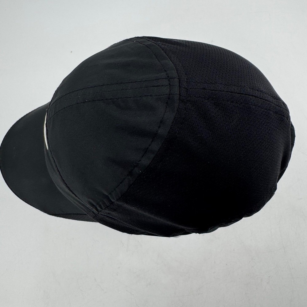 Nike Featherlight 7 Panel Dri-FIT Black Running Hat Cap Adjustable Swoosh Logo