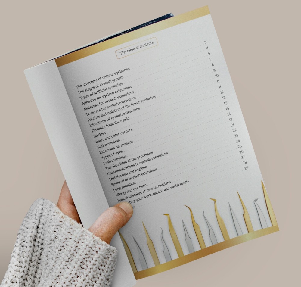 Eyelash Extension Workbook, Lash Student Practice Manual, Lash Extension Guide