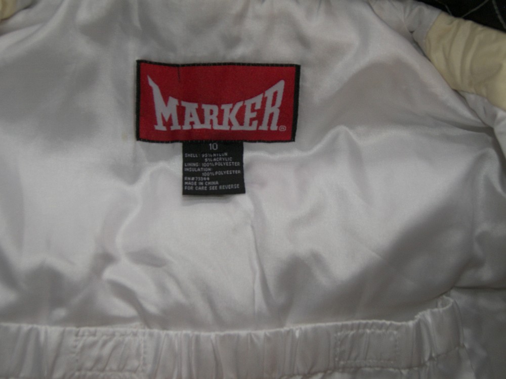 WOMENS MARKER SKI JACKET SIZE 10