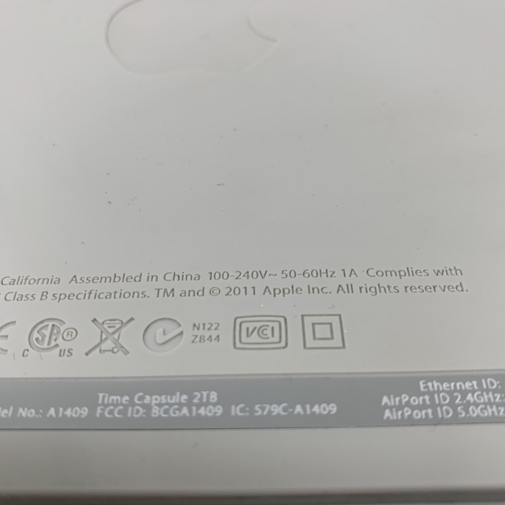 apple time capsule 2tb a1409 2 TB network storage drive