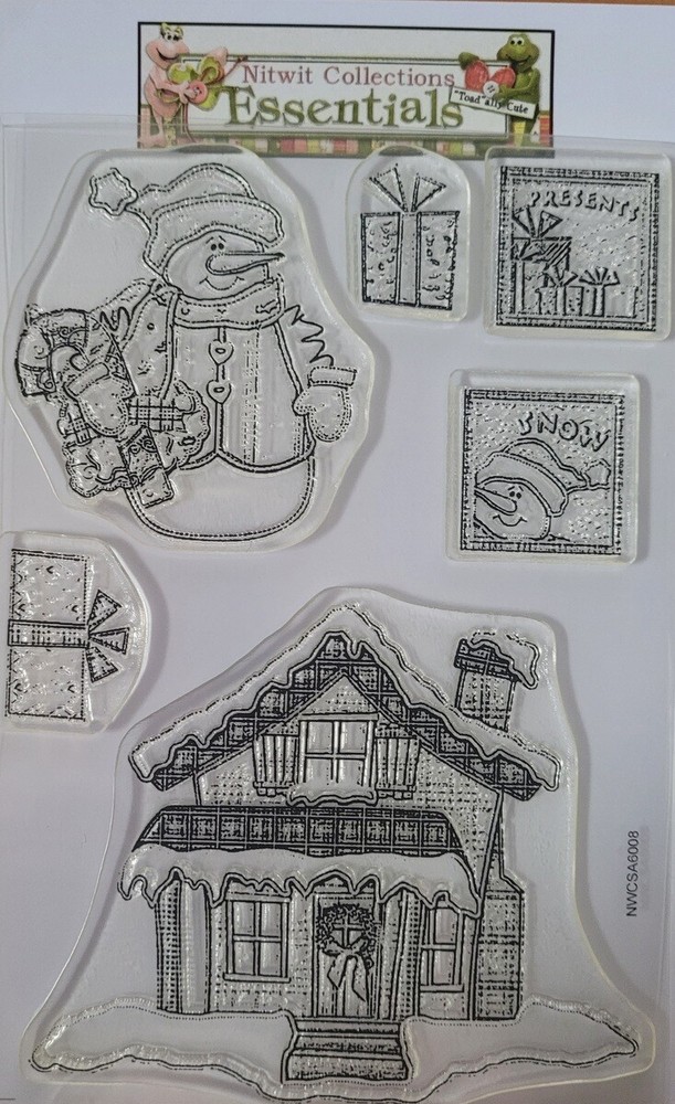 Clear Stamp Set -- Christmas & Cupcakes