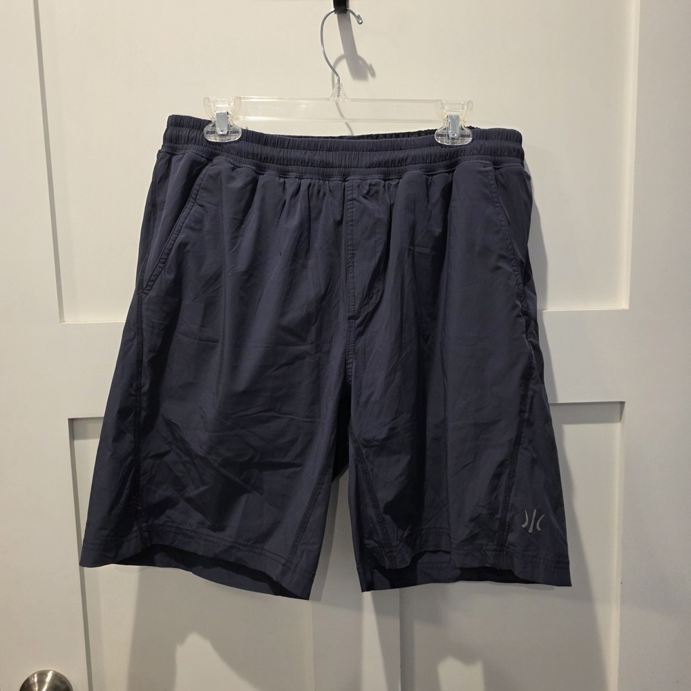 Rhone Men's XL Compression Lined Shorts Navy Blue Athletic Athleisure Workout