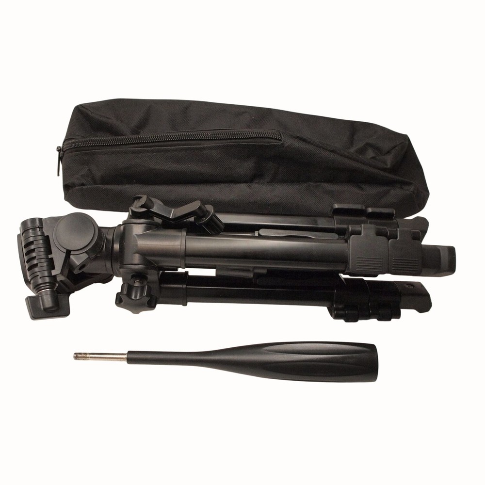 Bomaker Desktop Tripod for Projector & Camera w/ Case Adjustable Height 12-24"