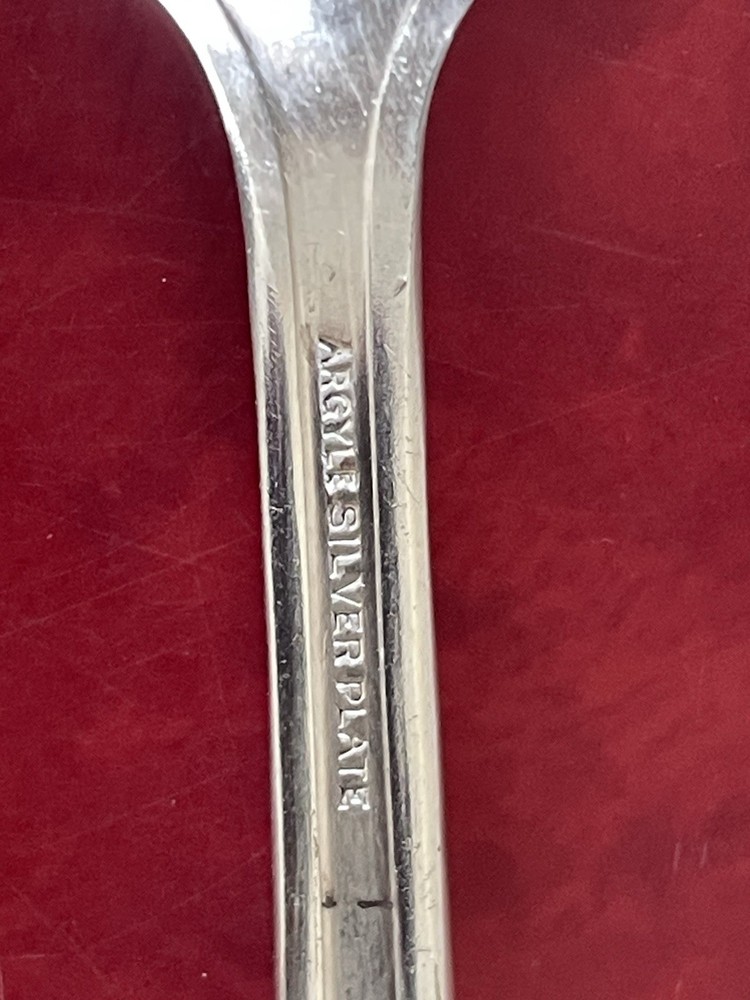 International Silver ARGYLE Silverplate Solid Smooth Casserole Spoon 1938