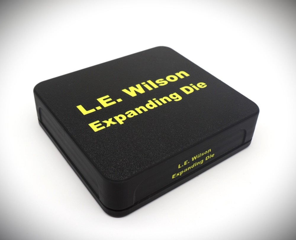 L.E. Wilson Expanding Mandrel Die Storage Case.