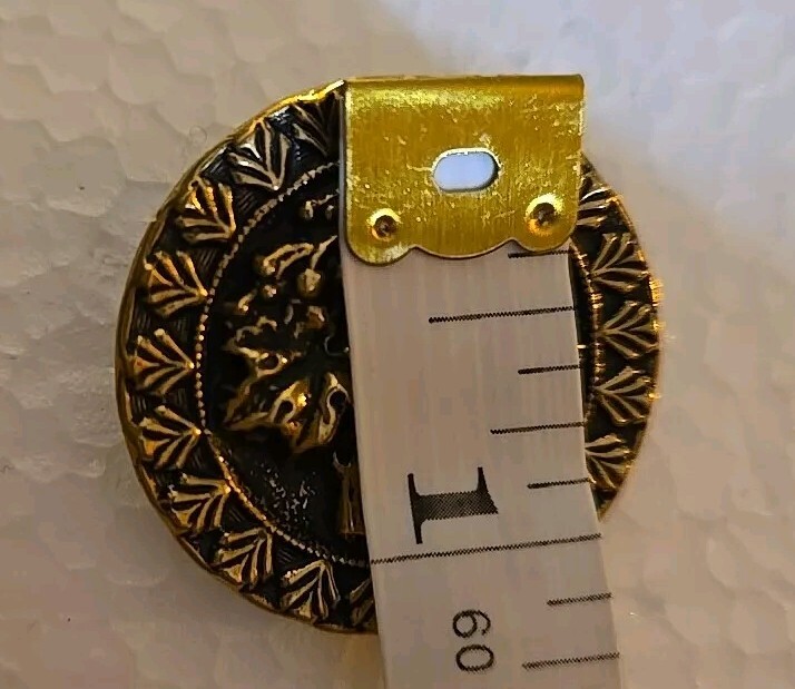 Antique Brass Button Grapes on Vine