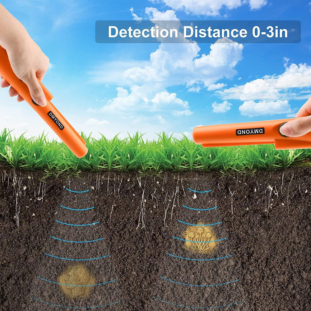 Dmyond Metal Detector Pinpointer - Professional Waterproof Handheld Pin Pointer