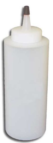 Squeeze Bottle, Round with Yorker Cap, 8 OZ, Dozen