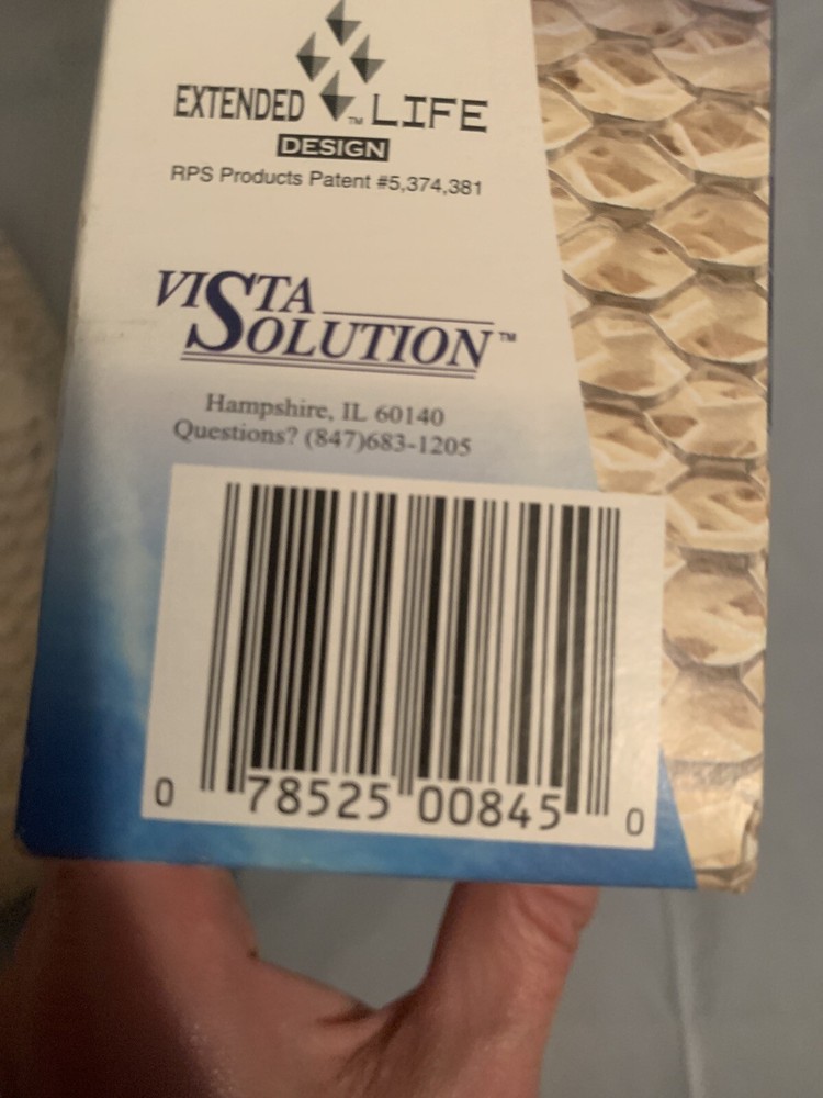 Vista Solution Humidifier Filter Replacement Extended Life - 847, Holmes New