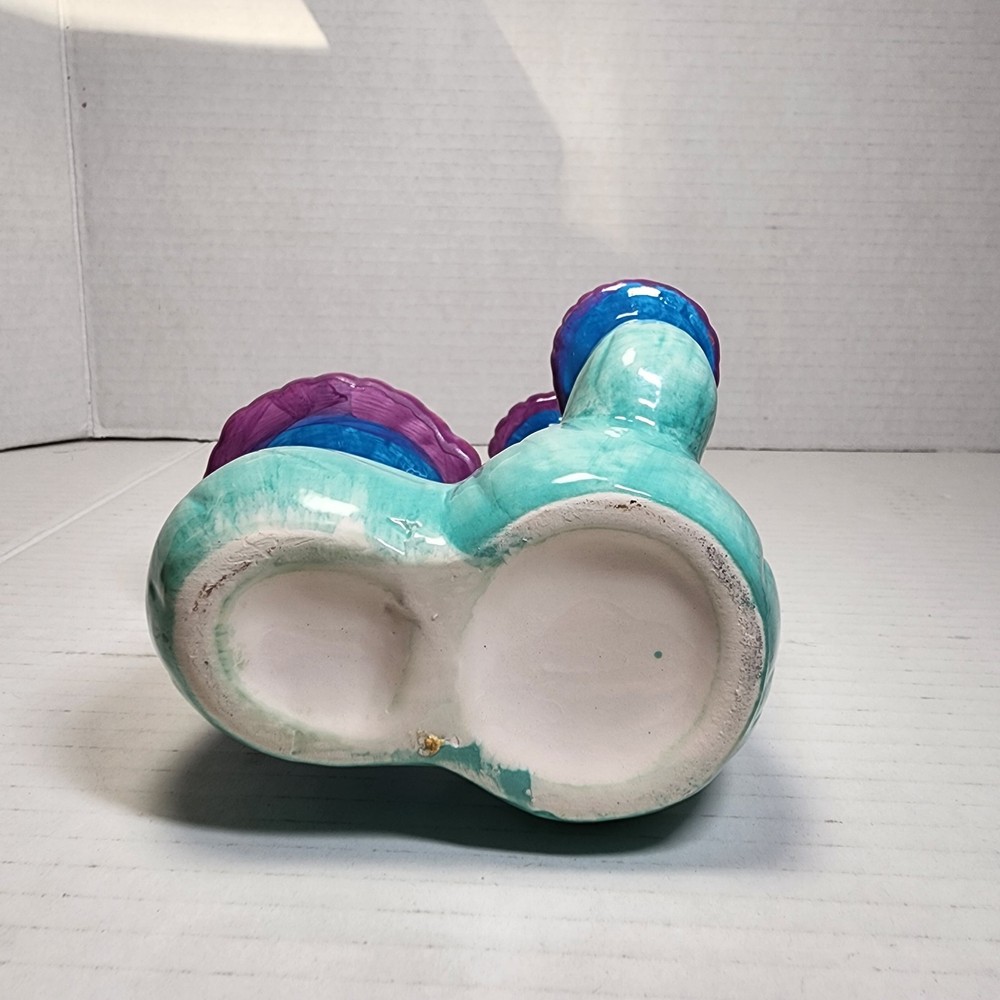 New Ceramic Magic Mushroom Tower Hand Pipe Handmade Hand Painted No Packaging