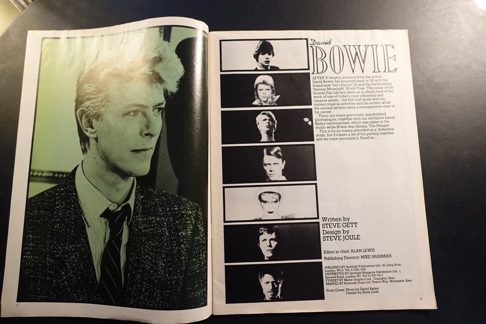 David Bowie Magazine ©1983