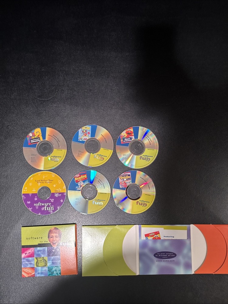 SOFTWARE FOR THE FUN OF IT 6 Discs for Computer