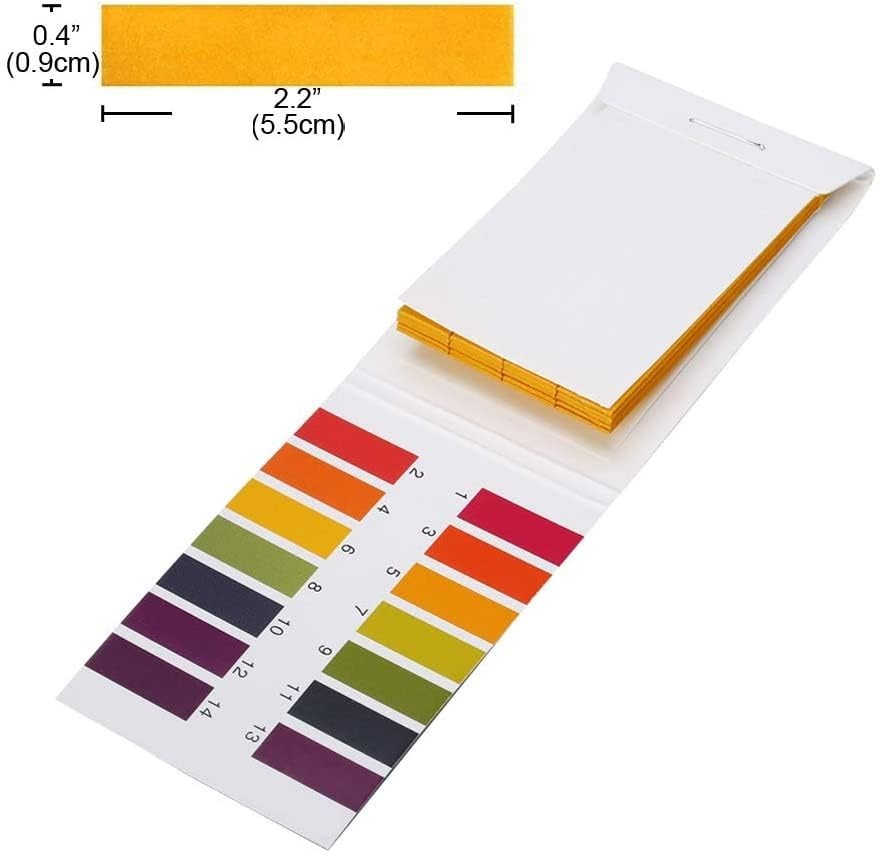 Comprehensive pH Strips (160 Count) for Soil, Water, and More