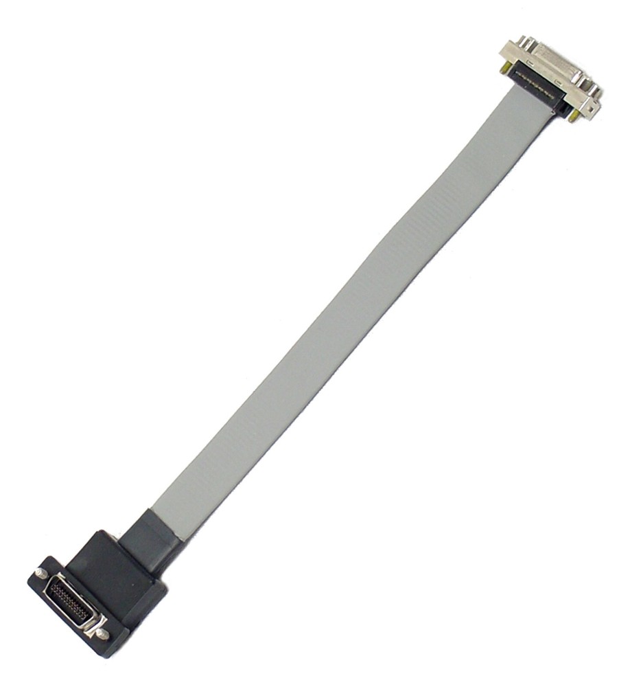Cam Link Ribbon Cable 8" Extension - Low Profile, Right-Angle to Panel Bulkhead