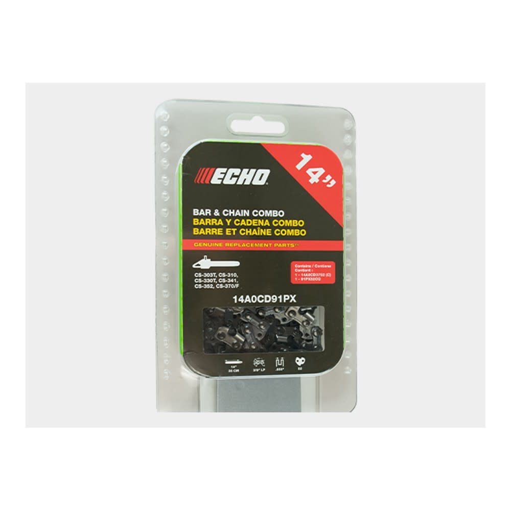 Echo 14 In Replacement Guide Bar & Chain Combo Pack