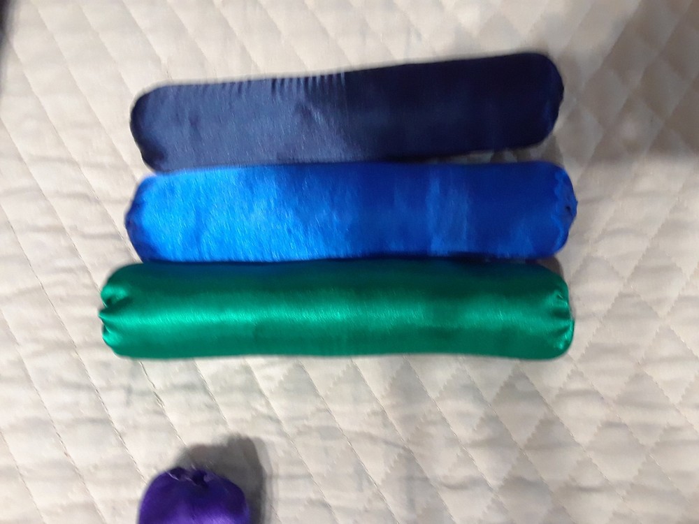 Handmade Japanese-Style Satin Makura (Sword Pillows)