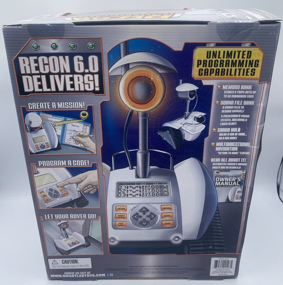 SmartLab Recon 6.0 Programmable Rover Robot ~ New Sealed