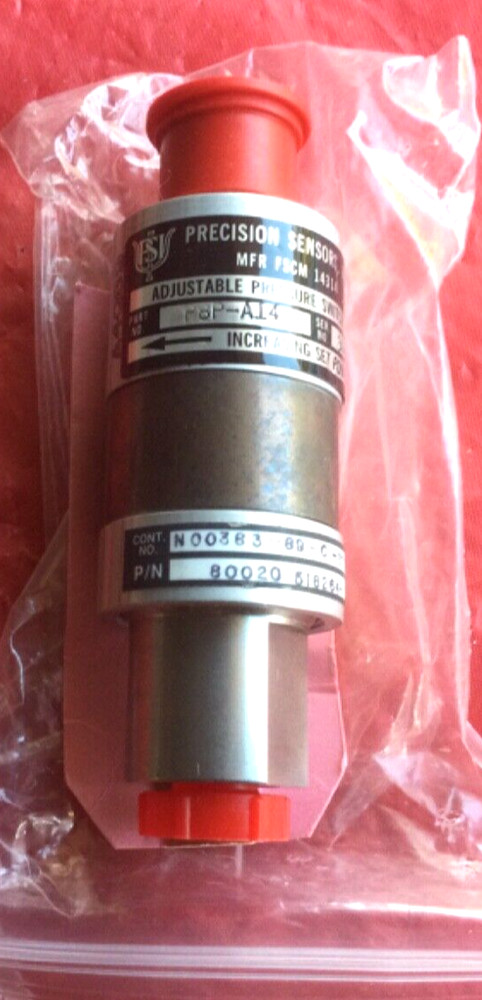 PRECISION SENSORS Adjustable Pressure Switch P8P-A14