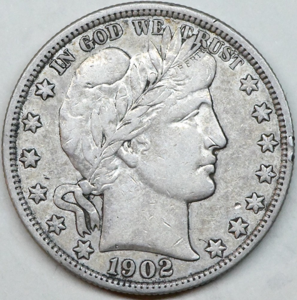 1902 Barber Half Dollar,