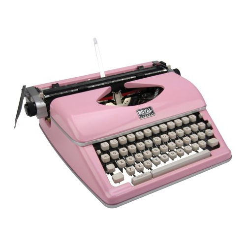 Royal Classic Manual Typewriter Pink