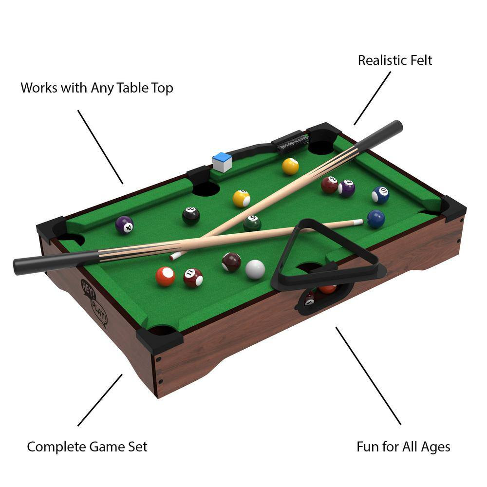 20 In. Mini Tabletop Pool Table