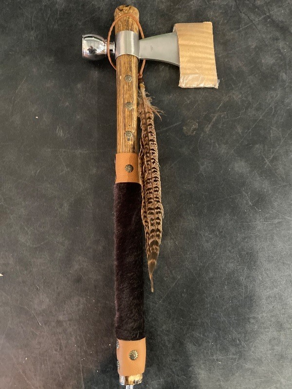 WF - 348 19 Inches Tomahawk with Leather Wrapped Handle