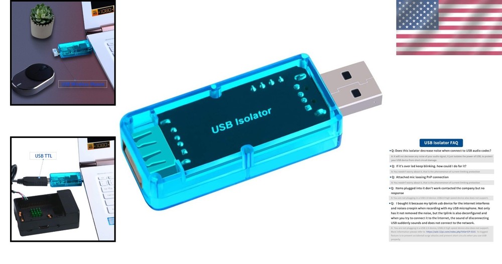 USB Isolator for Computer and Raspberry Pi Protection