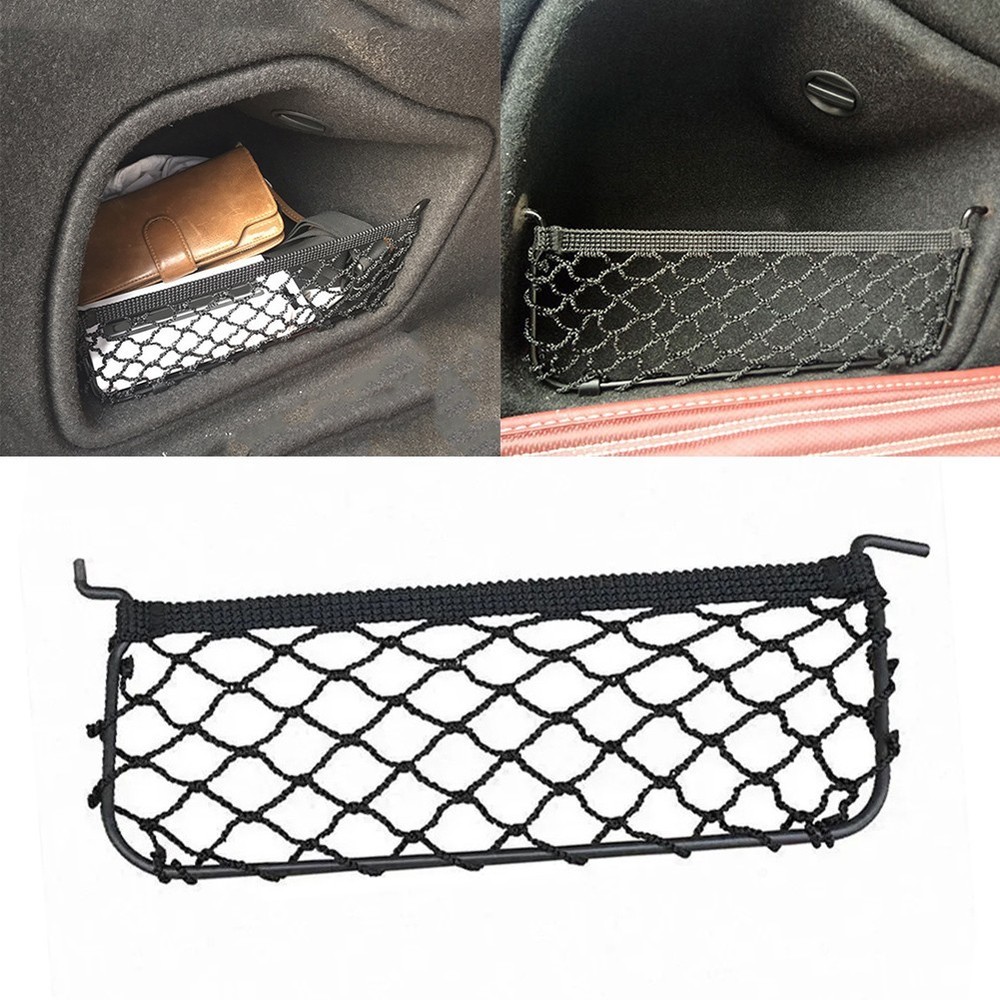 For A4L 2017-2018 Rear Trunk Cargo Net Car Trunk Organization Left Side Mounting