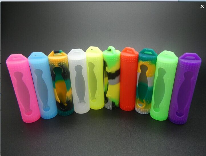 10 Assorted SILICONE  PLASTIC STORAGE PROTECTIVE CASE HOLDER BOX 18650 BATTERY