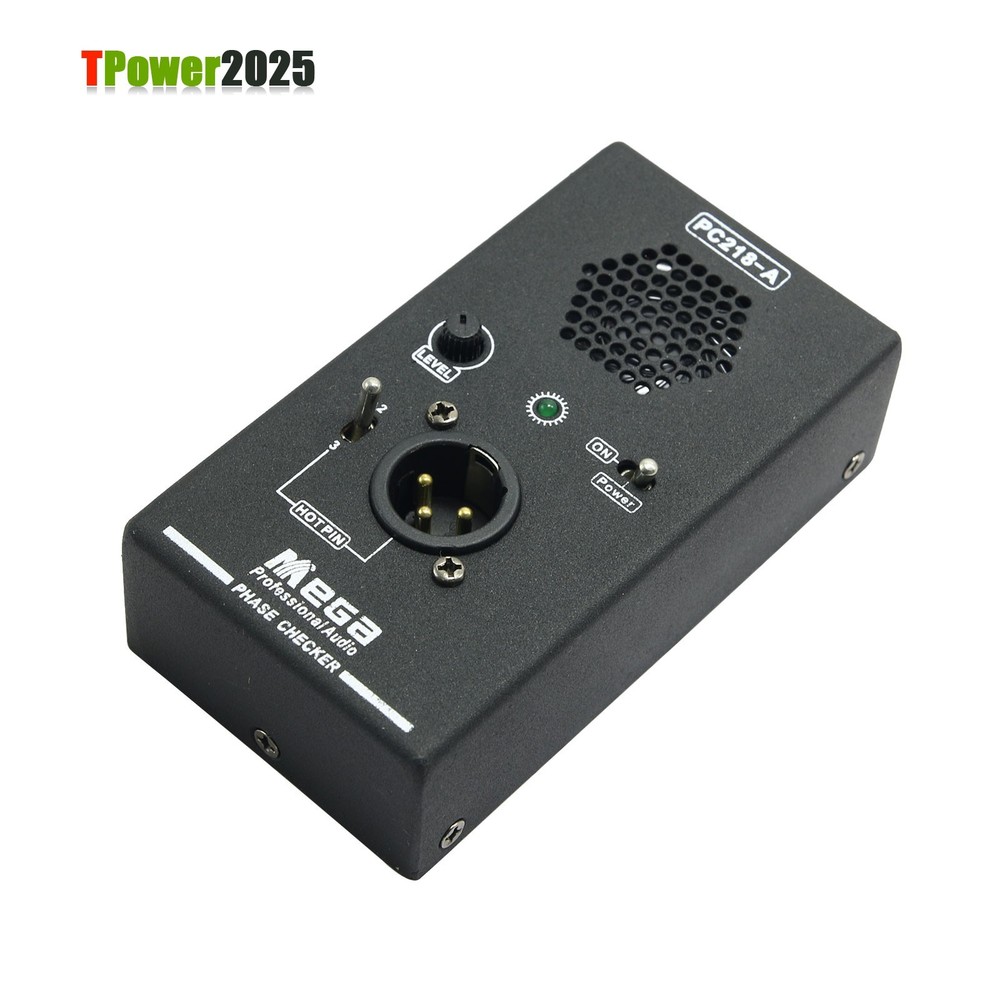 PC218 Phase Polarity Tester Checker Audio Speaker Microphone Sound Testing hot