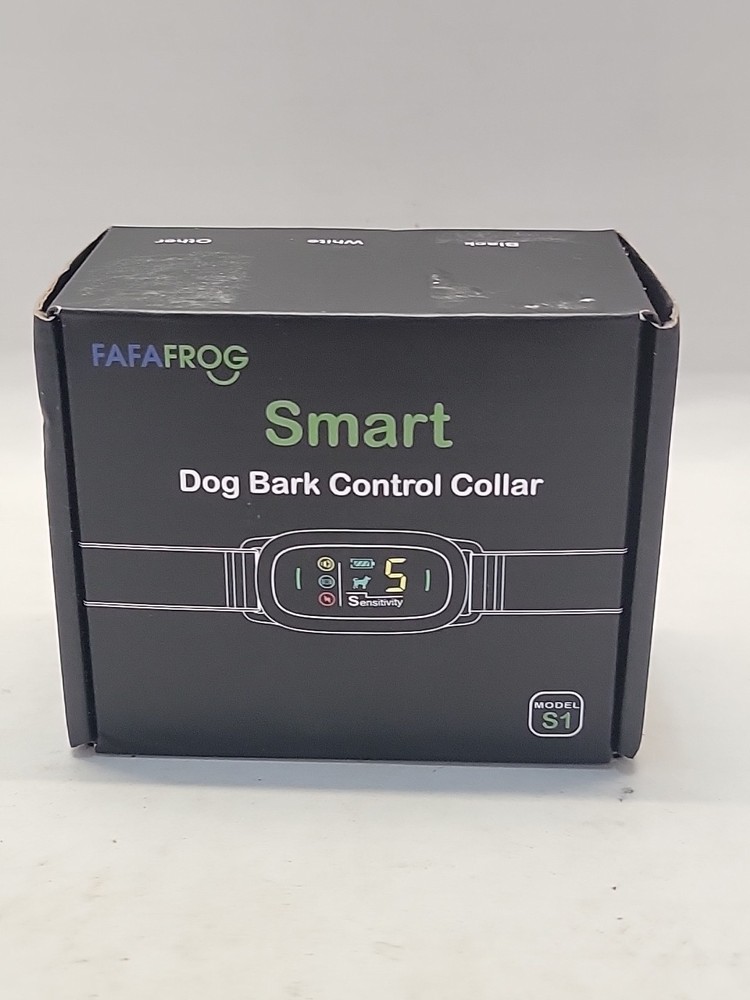 FAFAFROG S1 Smart Dog Bark Control Collar Vibration Static/Shock Adjustable