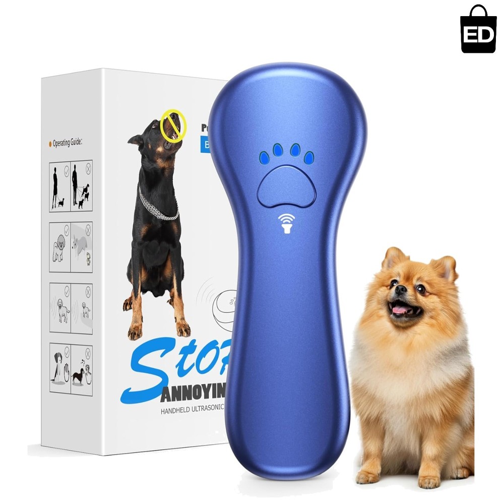 Effective 16.4 Ft Ultrasonic Bark Control Device - Gentle Dog Training Solution