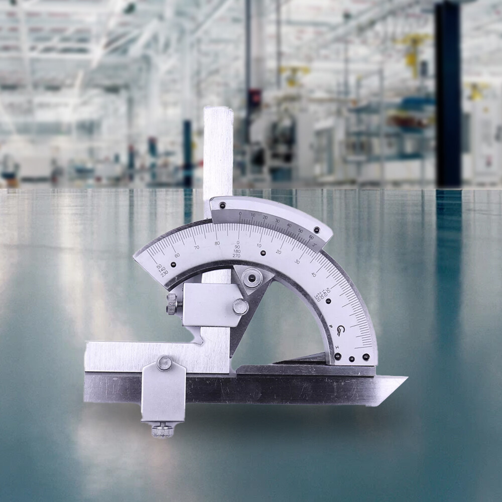 0-320° Precision Angle Measuring Finder Universal Bevel Protractor Vernier Tool