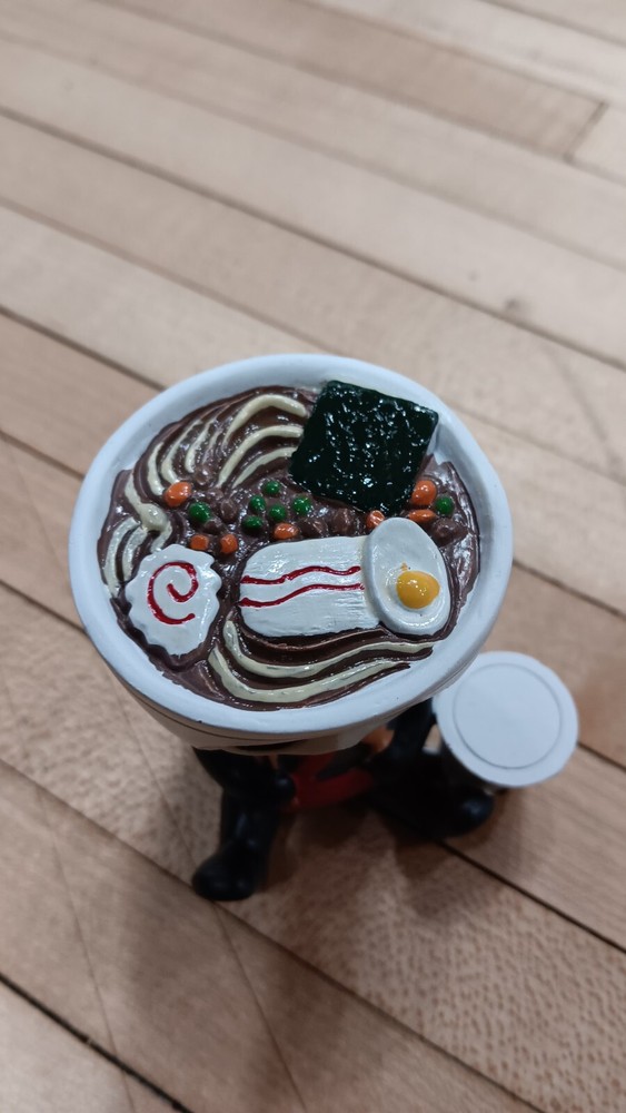 Furrybones Ramen Skeleton Figurine Bowl Head