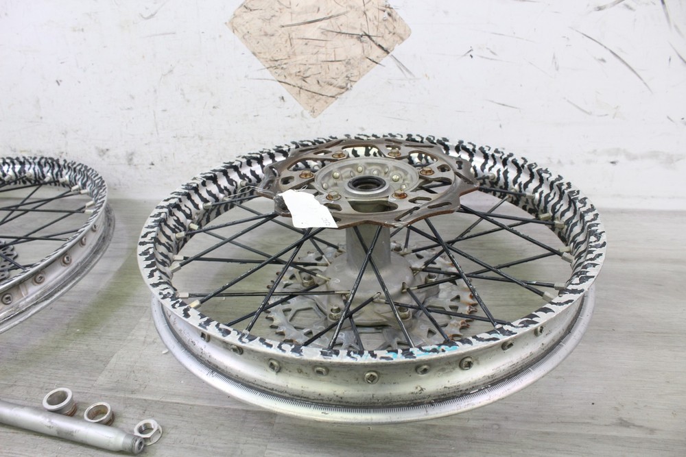 2009 YAMAHA YZ450F Front and Rear Wheels with Discs PAIR