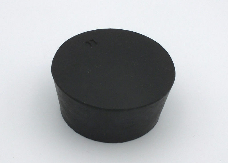 4 Rubber Stoppers -Size 11 1/2''  Black No-hole or hole