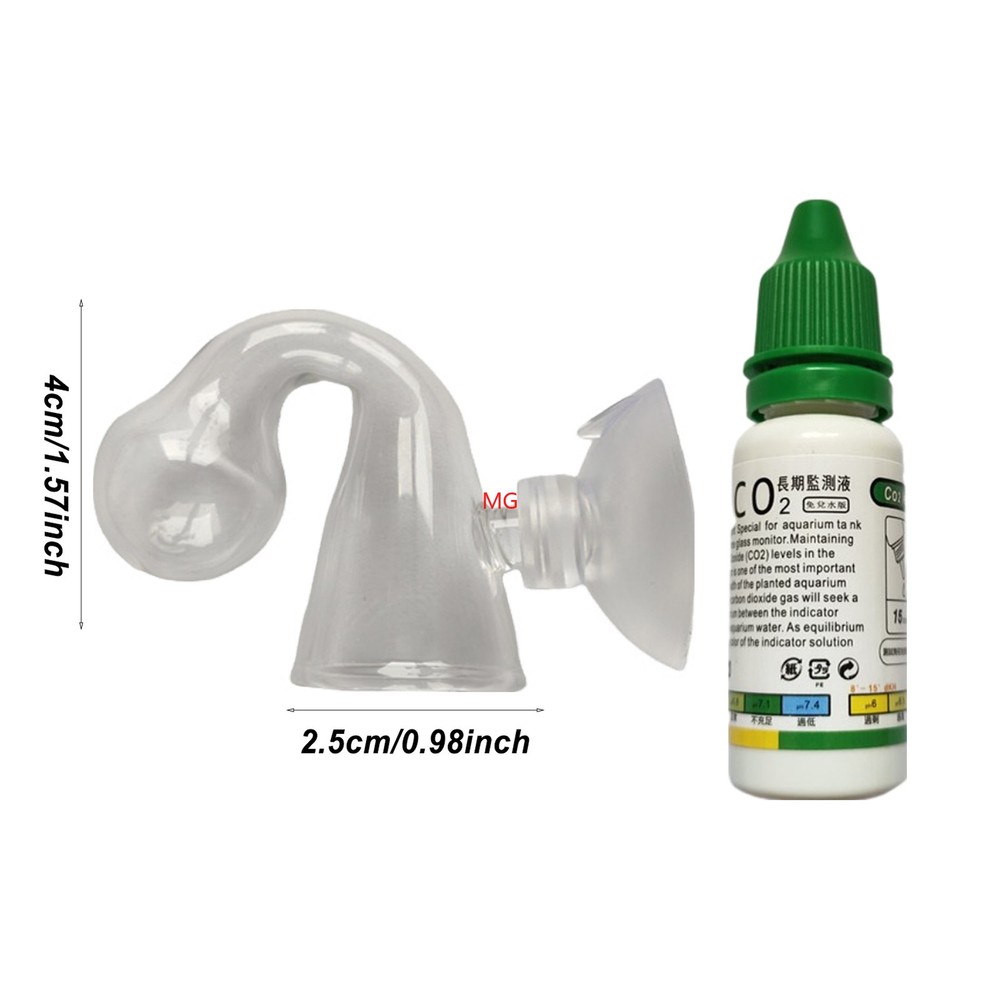 Solution Fish Tank Test CO2 Kit Aquatic CO2 Checker Aquatics CO2 Drop Checker
